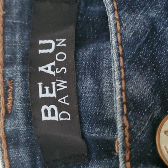 Women's denim carpi pants - Picture 3 of 5